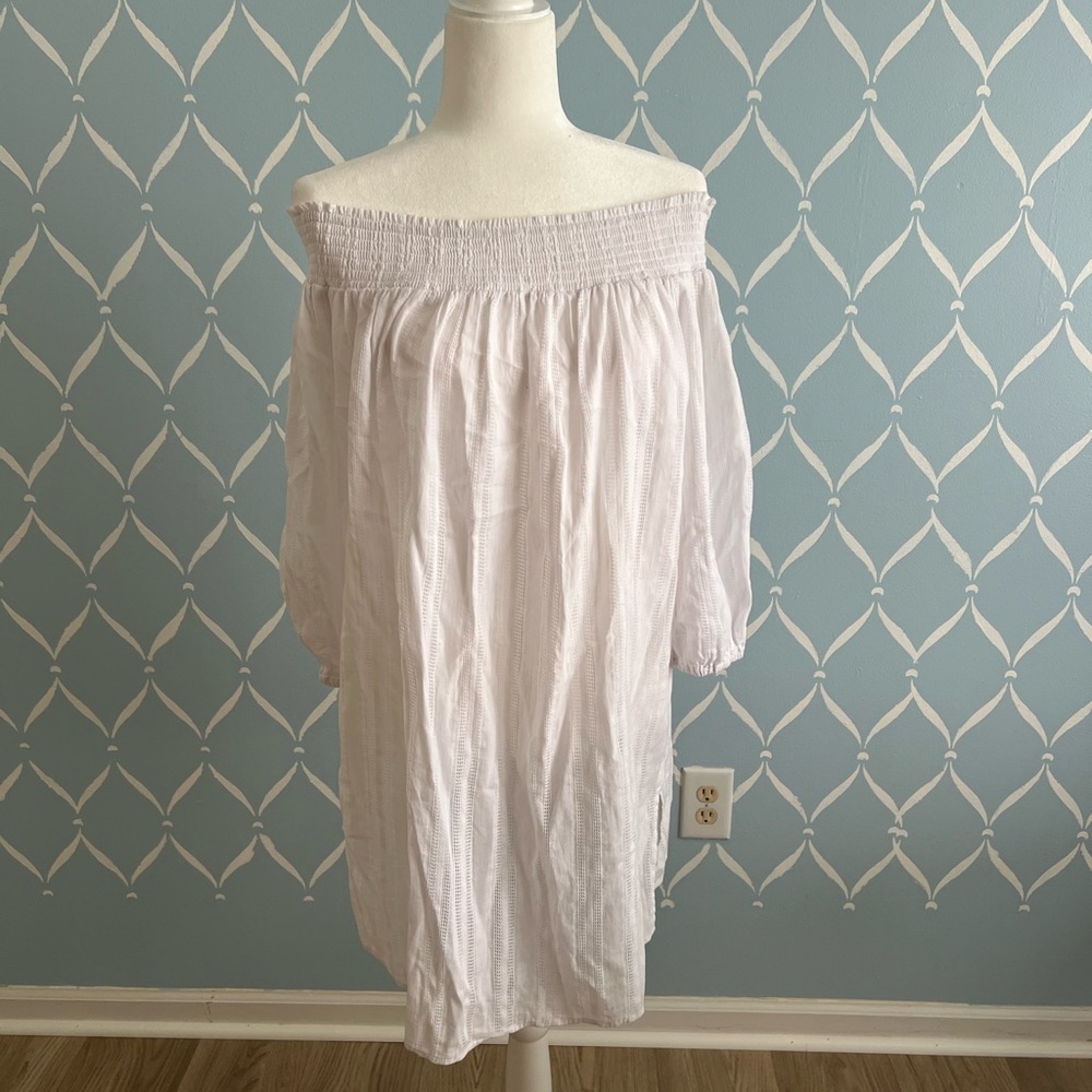 White Off-Shoulder Dress